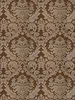 Laurel Damask Ebony Fabric 5751805 by Vervain Fabrics for sale at Wallpapers To Go