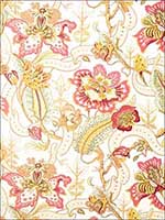 Fleur Exotique Red Fabric 576903 by Vervain Fabrics for sale at Wallpapers To Go