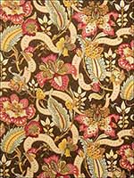 Fleur Exotique Cocoa Fabric 576905 by Vervain Fabrics for sale at Wallpapers To Go
