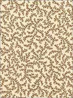 Petit Fougere Cocoa Fabric 580103 by Vervain Fabrics for sale at Wallpapers To Go