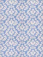 Nouveau Palazzo Blue Fabric 4702301 by Stroheim Fabrics for sale at Wallpapers To Go