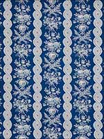 6668A Marguerite S0510 Blue Fabric 6100904 by Stroheim Fabrics for sale at Wallpapers To Go