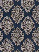 Dubois Indigo Fabric 1008001 by Fabricut Fabrics for sale at Wallpapers To Go