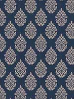 Calabash Cobalt Fabric 149601 by Fabricut Fabrics for sale at Wallpapers To Go