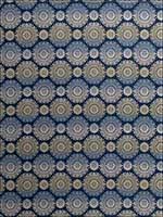 Spirograph Cobalt Fabric 3895103 by Fabricut Fabrics for sale at Wallpapers To Go