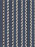 Navajo Stripe Indigo Fabric 6436601 by Fabricut Fabrics for sale at Wallpapers To Go