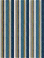 Manhattan Stripe Ocean Fabric 6438802 by Fabricut Fabrics for sale at Wallpapers To Go
