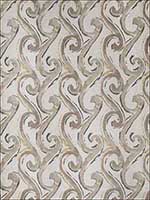 Seascroll Pewter Fabric 97704 by Fabricut Fabrics for sale at Wallpapers To Go
