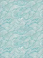 Mare Teal Wave Wallpaper 274424129 by A Street Prints Wallpaper for sale at Wallpapers To Go