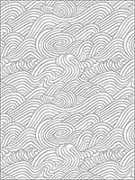 Mare Grey Wave Wallpaper 274424131 by A Street Prints Wallpaper for sale at Wallpapers To Go