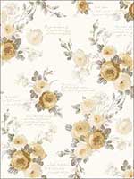 Heirloom Rose Wallpaper MH1527 by York Wallpaper for sale at Wallpapers To Go