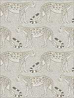 Leopard Walk Black And White Wallpaper 1092011 by Cole and Son Wallpaper for sale at Wallpapers To Go