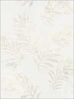 Palm Leaves Gold and Grey Wallpaper HK91405 by Wallquest Wallpaper for sale at Wallpapers To Go
