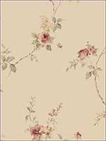 Roses Floral Trail Wallpaper IM36400 by Norwall Wallpaper for sale at Wallpapers To Go