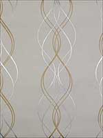 Aurora Gold Pearl Silver Wallpaper NW3549 by Antonina Vella Wallpaper for sale at Wallpapers To Go