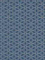 Legrelle Bead Navy Wallpaper AT79172 by Anna French Wallpaper for sale at Wallpapers To Go