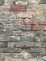 Brick Alley Peel And Stick Wallpaper RMK11080WP by York Wallpaper for sale at Wallpapers To Go