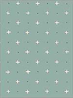 Cross Stitch Green Wallpaper MK1104 by Magnolia Home Wallpaper for sale at Wallpapers To Go