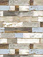Colorful Shiplap Wallpaper NW30700 by Nextwall Wallpaper for sale at Wallpapers To Go