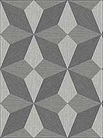 Valiant Grey Faux Grasscloth Geometric Wallpaper 290825300 by A Street Prints Wallpaper for sale at Wallpapers To Go