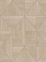 Cheverny Beige Geometric Wood Wallpaper 290825323 by A Street Prints Wallpaper for sale at Wallpapers To Go