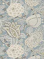 Mitford Aqua Wallpaper T2948 by Thibaut Wallpaper for sale at Wallpapers To Go