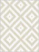 Ikat Diamond Kahki Wallpaper WBP10805 by Winfield Thybony Wallpaper for sale at Wallpapers To Go