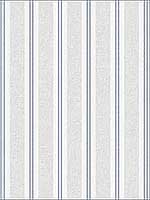 Ticking Stripe Indigo Wallpaper WBP11402 by Winfield Thybony Wallpaper for sale at Wallpapers To Go