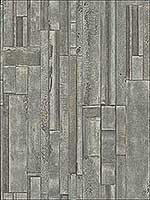 Stone Texture Dark Grey Silver Wallpaper RM41102 by Casa Mia Wallpaper for sale at Wallpapers To Go