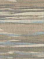 Grasscloth Waves Send Blue Wallpaper RM70606 by Casa Mia Wallpaper for sale at Wallpapers To Go