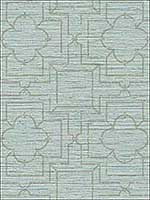 Quatrefoil Trellis Blue Peel and Stick Wallpaper PSW1066RL by York Wallpaper for sale at Wallpapers To Go
