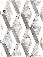 Statuary Diamond Inlay Neutral Peel and Stick Wallpaper PSW1117RL by York Wallpaper for sale at Wallpapers To Go