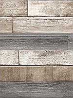 Porter Brown Weathered Plank Wallpaper 292222345 by A Street Prints Wallpaper for sale at Wallpapers To Go