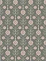 Aya Grey Floral Wallpaper 294828008 by A Street Prints Wallpaper for sale at Wallpapers To Go