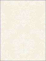 Damask Beige Wallpaper SB37910 by Patton Norwall Wallpaper for sale at Wallpapers To Go