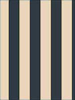 Formal Stripe Navy Blue and Cream Wallpaper SB37915 by Patton Norwall Wallpaper for sale at Wallpapers To Go