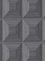 Squared Away Geometric Cove Gray Wallpaper TC70608 by Seabrook Wallpaper for sale at Wallpapers To Go