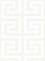 Greek Key Off White Wallpaper 2232000 by Seabrook Wallpaper for sale at Wallpapers To Go
