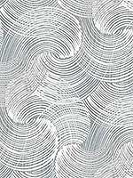 Karson Slate Swirling Geometric Wallpaper 296425908 by A Street Prints Wallpaper for sale at Wallpapers To Go