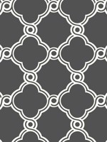 Open Trellis Gray Wallpaper AP7490 by York Wallpaper for sale at Wallpapers To Go