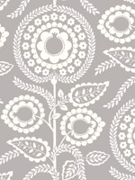 Pomegranate Bloom Gray Wallpaper SS2582 by York Wallpaper for sale at Wallpapers To Go