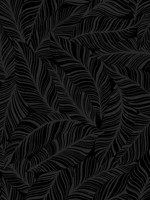Rainforest Canopy Black Wallpaper TC2712 by York Wallpaper for sale at Wallpapers To Go