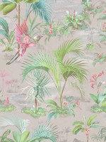 Calliope Grey Palm Scenes Wallpaper 300142 by Eijffinger Wallpaper for sale at Wallpapers To Go