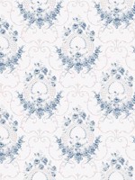 Georgiana Navy Tearose Wallpaper 312302125 by Chesapeake Wallpaper for sale at Wallpapers To Go