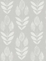 Garland Grey Block Tulip Wallpaper 312324473 by Chesapeake Wallpaper for sale at Wallpapers To Go