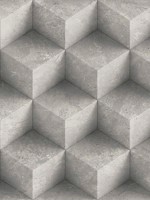 3D Concrete Diamonds Wallpaper IR70800 by Pelican Prints Wallpaper for sale at Wallpapers To Go