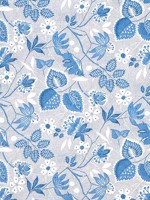 Indienne Hazel Blue Wallpaper AT15116 by Anna French Wallpaper for sale at Wallpapers To Go