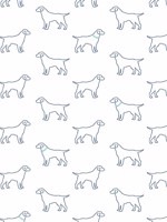 Yoop Off White Dog Wallpaper 312210404 by Chesapeake Wallpaper for sale at Wallpapers To Go