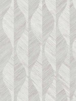 Oresome Silver Ogee Wallpaper 402582503 by Advantage Wallpaper for sale at Wallpapers To Go