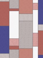 De Stijl Geometric Cobalt and Red Brick Wallpaper KTM1180 by Seabrook Wallpaper for sale at Wallpapers To Go